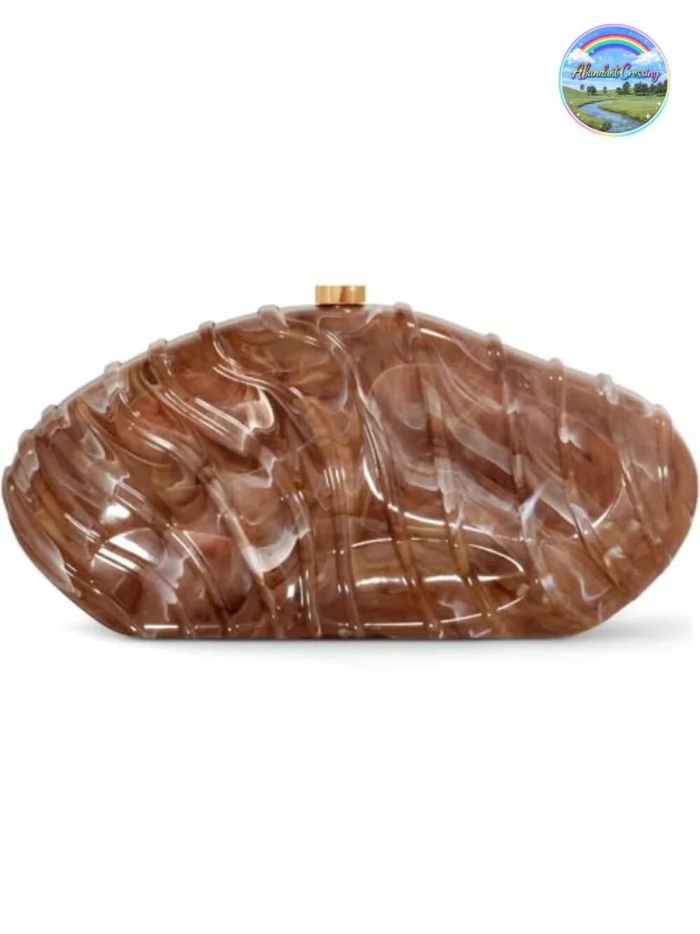 Acrylic Clutch Evening Bag with Chain Box Purse for Party Wedding